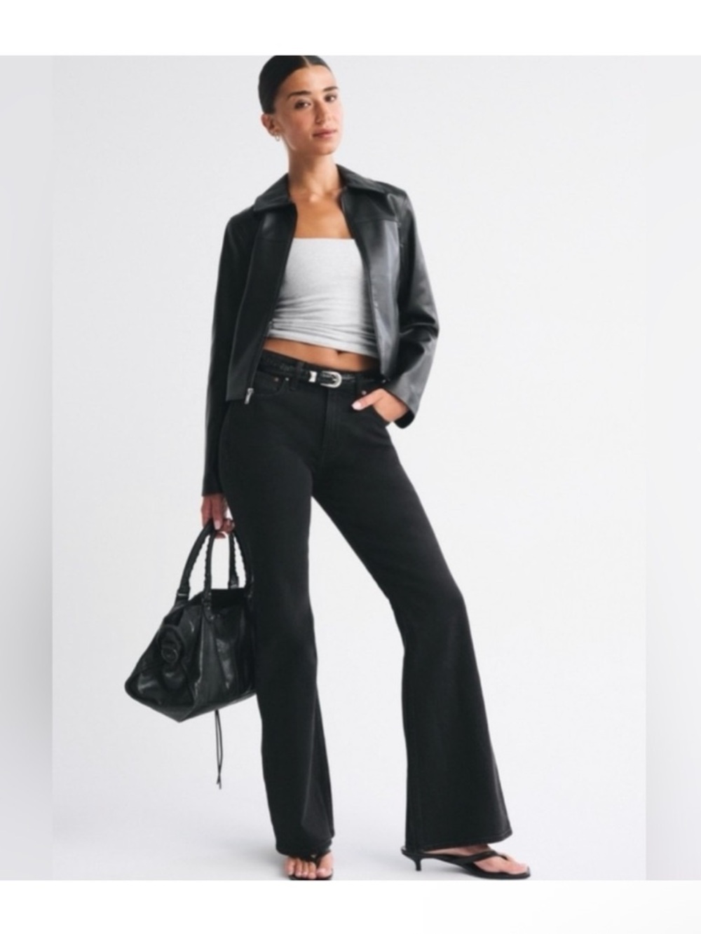 Abercrombie & Fitch Curve Love Vintage Flare High Rise